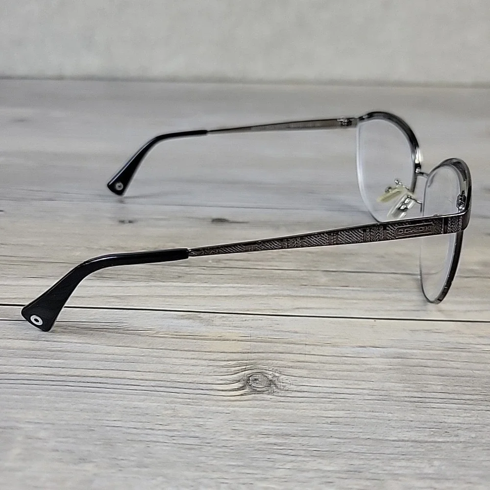 Coach HC 7027 L057 Catrice 9074/11‎ Dark Silver Eyeglasses Frames Only 56-15 135